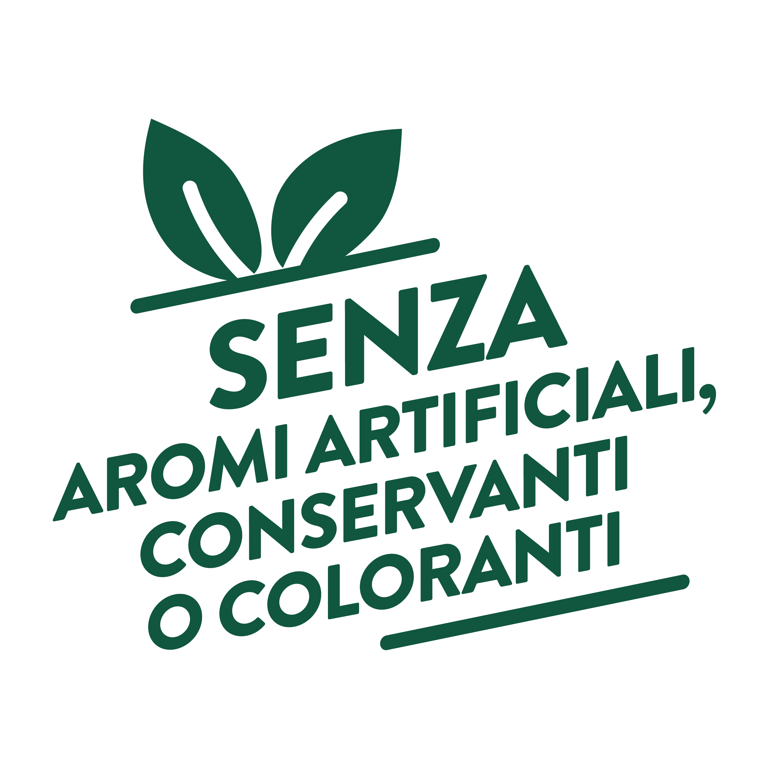 Sin aromas, conservantes ni colorantes artificiales